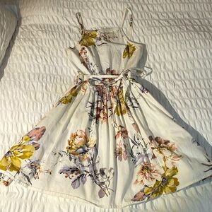 🦢 white vintage dress (thrifted)
